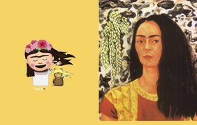  Фрида Кало "Автопортрет с распущенными волосами"