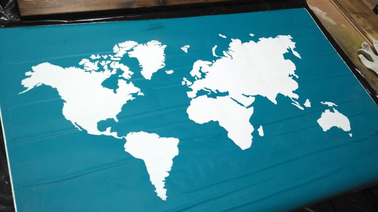 В сети появилась оригинальная карта мира 