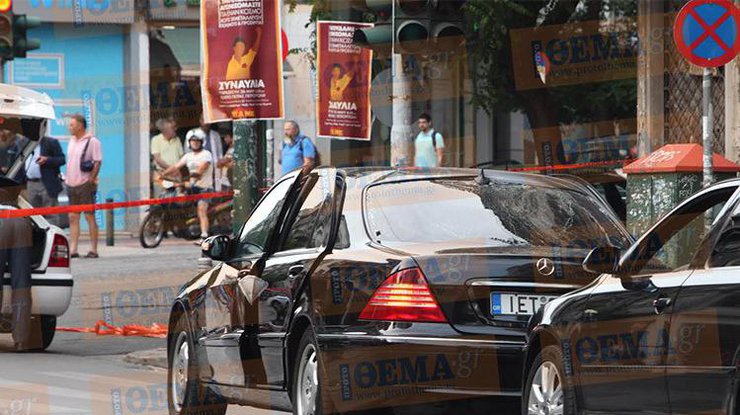 Взрыв авто бывшего премьер-министра Греции