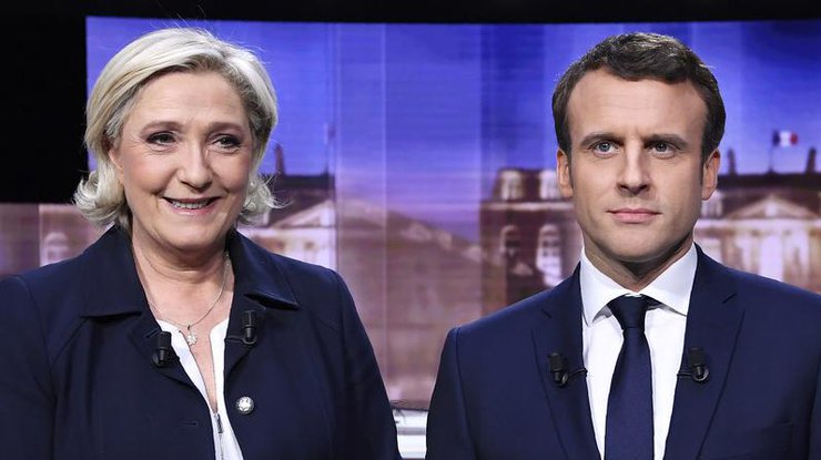 Выборы во Франции: Макрон выиграл теледебаты у Ле Пен