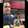 Во Флориде полицейский "усыновил" котенка в День отца (фото)