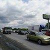 На Одесской трассе под Киевом возникла огромная пробка
