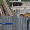 В Одессе застройщики уничтожают ботанический сад (видео)