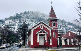 На Чили обрушился мощный снегопад 