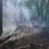 В Днепропетровской области загорелся военный полигон