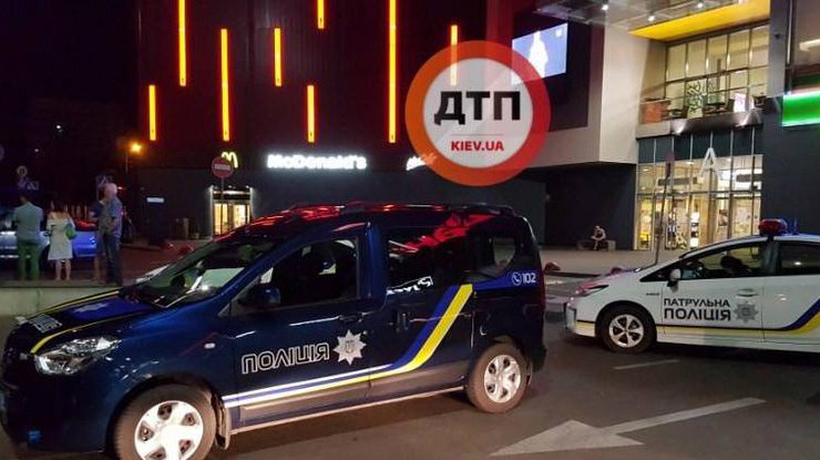 Убийство на парковке ТЦ в Киеве 