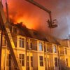 В Хмельницком вспыхнул мощный пожар (видео)