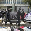 В Париже правоохранители разогнали лагерь для беженцев 