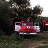 В Полтавской области второй день полыхает масштабный пожар