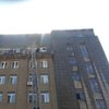 В Харькове загорелся дом напротив вокзала (фото)