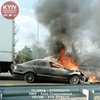 Жуткое ДТП под Киевом: водитель заживо сгорел в автомобиле (фото)
