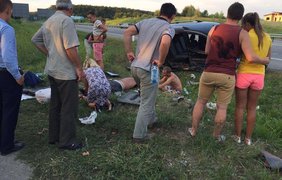 Жуткая авария возле Львова 