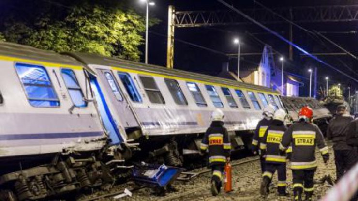 В Польше столкнулись два поезда, есть раненные 