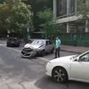 Масштабная авария в центре Киева: столкнулись 6 автомобилей (видео) 