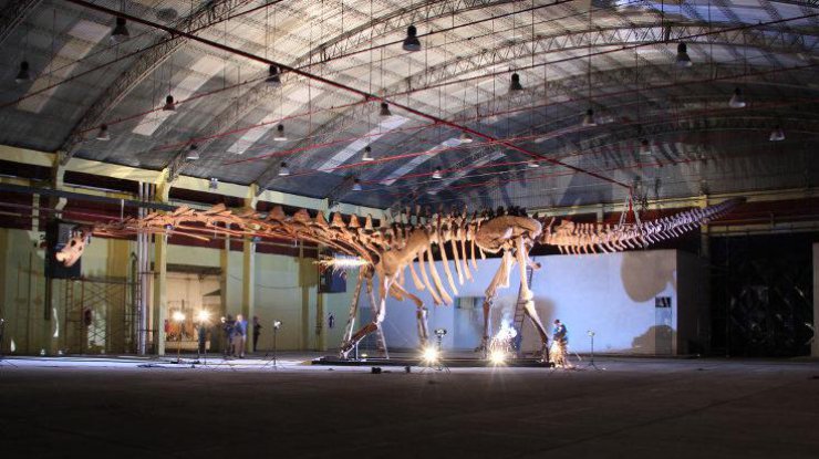 Огромные ящеры с юга Аргентины. Museo Paleontologico Egidio Fergulio / D. Pol