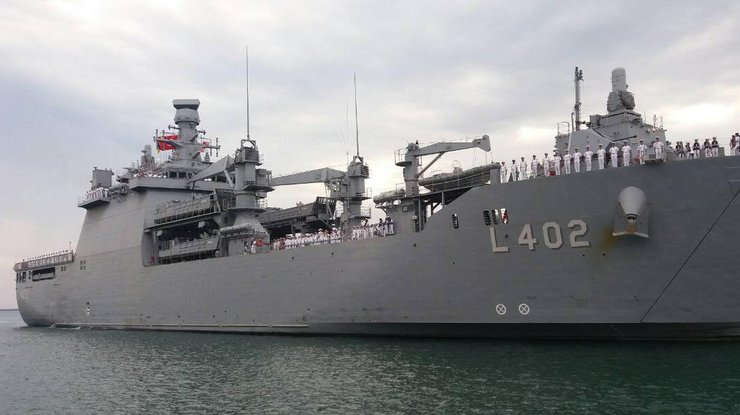 В Одессу прибыл корабль ВМС Турции