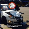 В Киеве на авто упал сейф в 100 кг (фото) 
