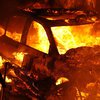 В Киеве ночью сгорело несколько машин