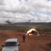 "Запад-2017": вертолет нанес авиаудар по зрителям