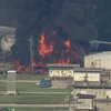 В Техасе на химическом заводе вспыхнул пожар