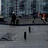В Киеве прогремел взрыв на крыше многоэтажки (фото)