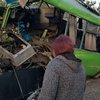 В Изюме автобус с детьми разбился об опору моста