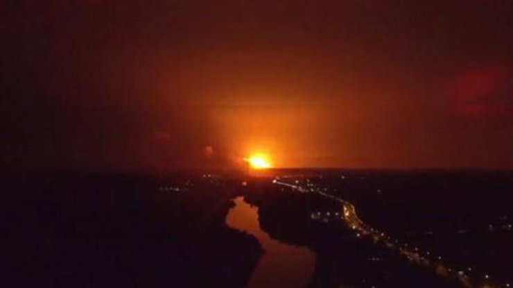 Взрыв в Калиновке: опубликовано жуткое видео с беспилотника 