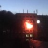 В центре Киева горит институт пищевых технологий (фото, видео) 