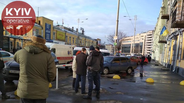 Стрельба в Киеве возле здания суда 