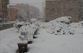 Снегопад в Марокко 