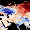 В NASA показали карту температурных аномалий в мире (фото)
