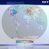 Зимние странности: в NASA опубликовали карту температурных аномалий на планете
