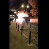 В центре Львова загорелся автобус с пассажирами (видео)