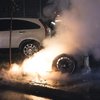 В центре Киева сгорел роскошный Porsche (фото)
