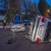 BMW на скорости протаранил "Тойоту" в Киеве (фото, видео)