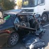 В смертельном ДТП в Днепре столкнулись четыре авто (фото)