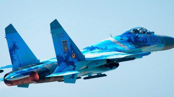 Крушение истребителя Су-27