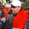 Работники облгазов устроили акцию протеста у здания НКРЭКУ
