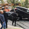 Жуткое ДТП в центре Киева: автокран протаранил десятки машин (фото, видео)