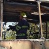 В Днепропетровской области на ходу загорелся автобус с людьми