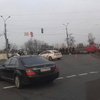 На Харьковском шоссе авто сбило полицейского