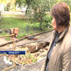 Будинок у Києві провалюється під землю через аварію тепломережі