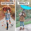 Девушка высмеяла "идеальные" снимки в Instagram