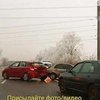Жуткое ДТП под Киевом: столкнулись пять автомобилей