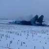 Крушение Су-27: появились фото катастрофы истребителя