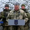 Петро Порошенко на зустрічі з бійцями підбив підсумки запровадження воєнного стану