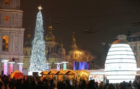 Открытие новогодней елки в Киеве Фото: УНИАН