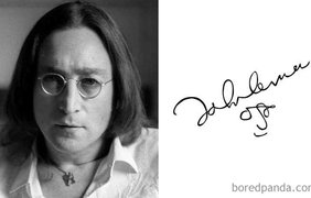 Певец Джон Леннон Фото: boredpanda.com