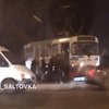 В Харькове пассажиры вынуждены были толкать трамвай  