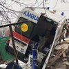 Масштабное ДТП в Житомире: "скорая" и внедорожник врезались в дом (фото)